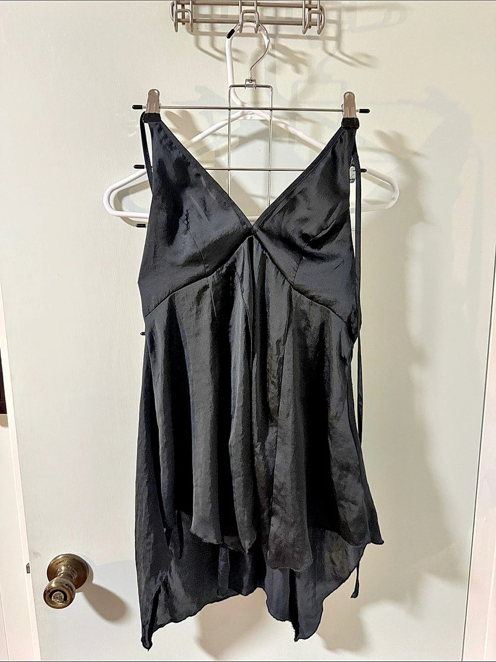 Black Layered halter Camisole Like New